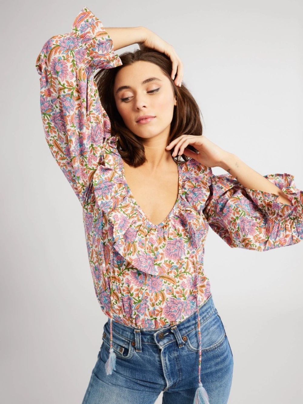 May Top by Mille in Avignon Floral XL